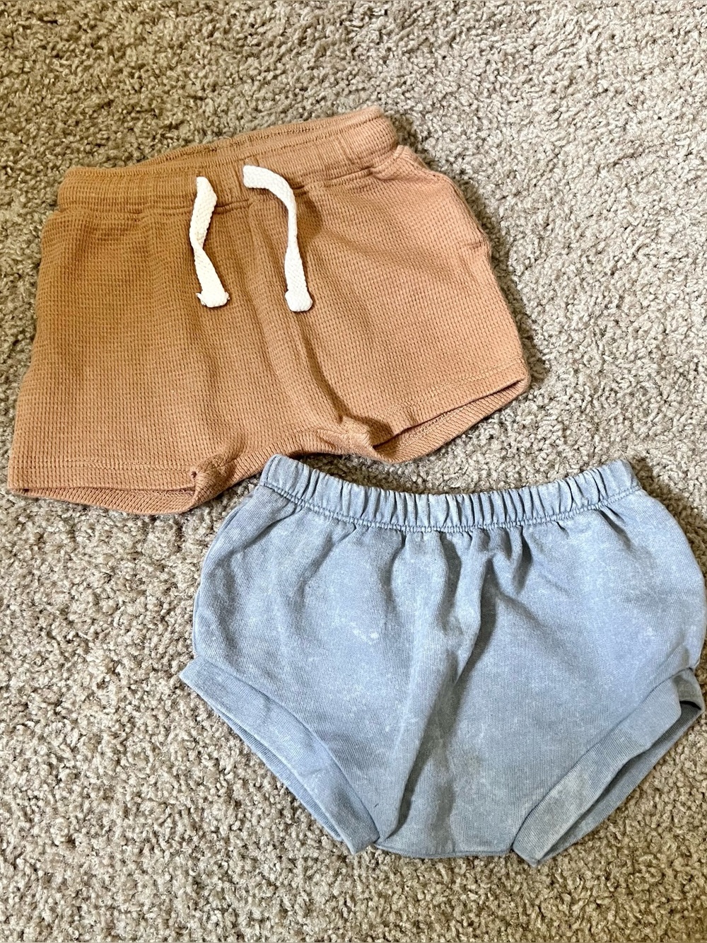 2 Pairs of Baby Shorts 3-6 mos